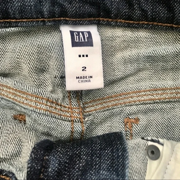 Vintage GAP Denim Mini Skirt Women’s XS 2 0 Blue Jean Skirt Vintage 2007 - Picture 4 of 5